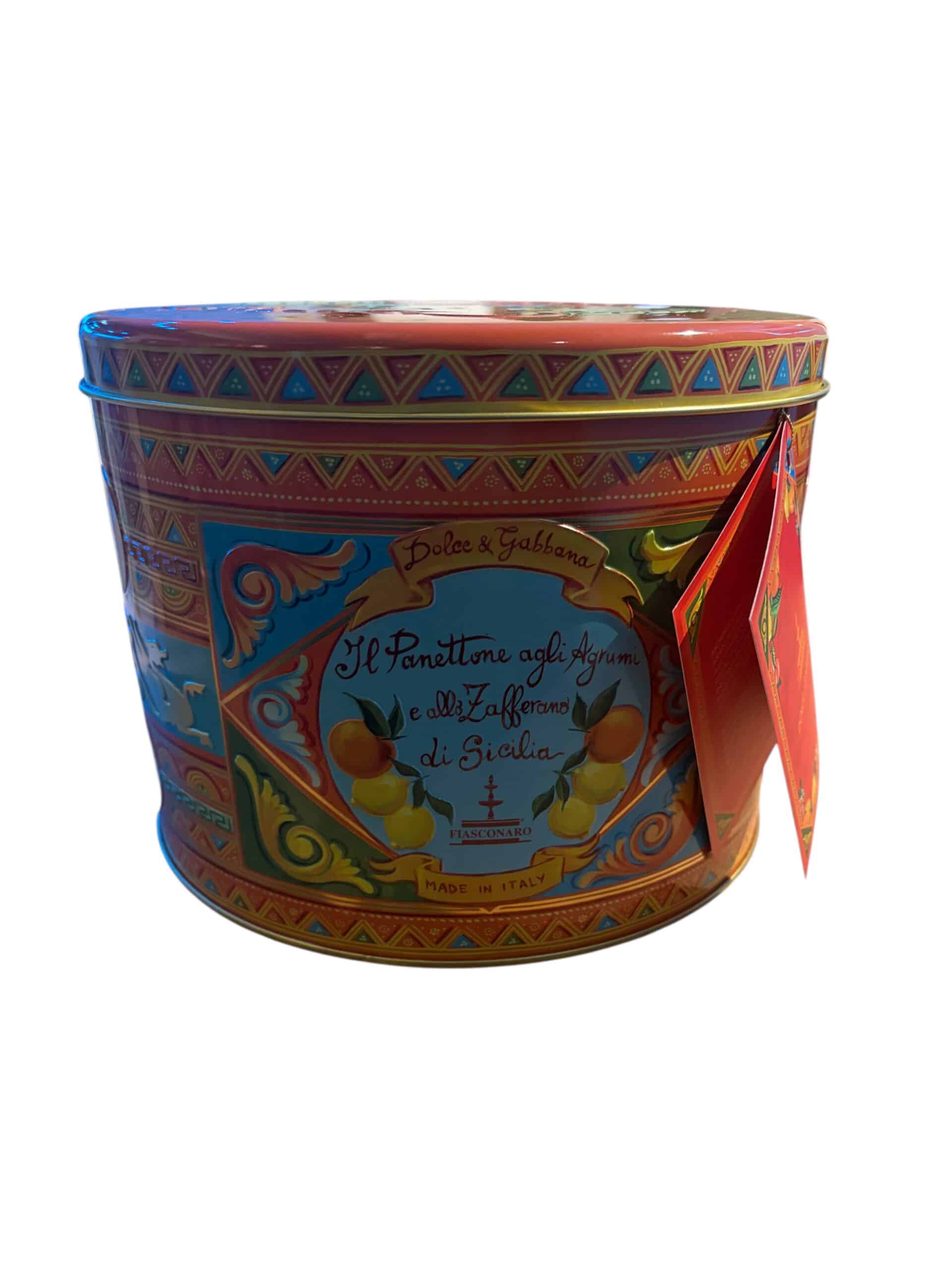 Coffret Panettone agrumes et safran de Sicile Dolce & Gabbana - Fiasconaro